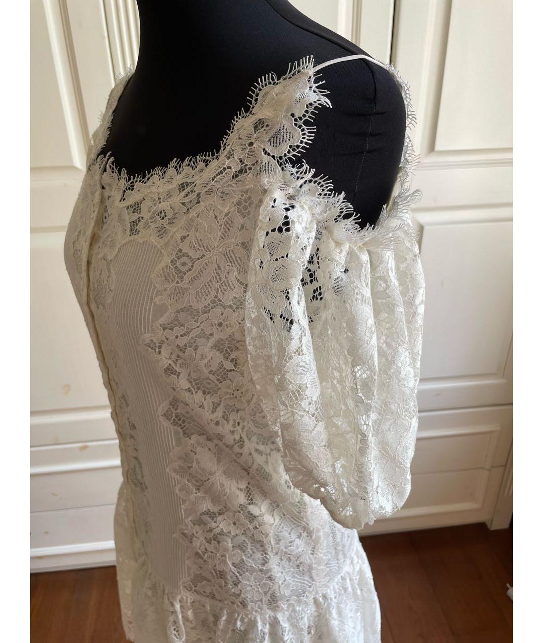 ERMANNO SCERVINO Бежевое хлопковое повседневное платье, фото 3