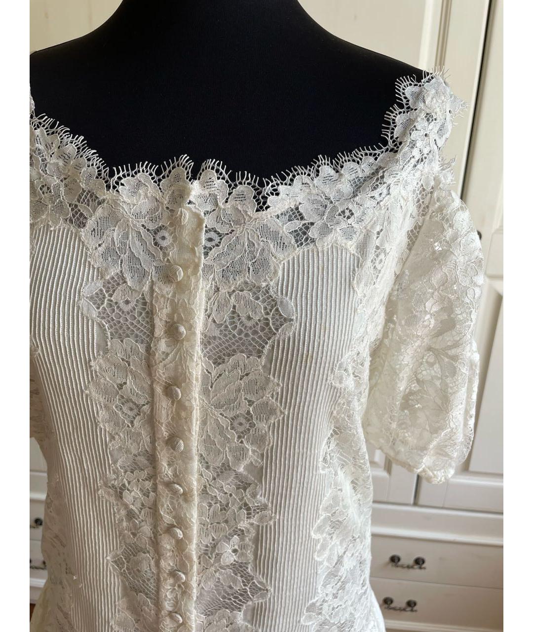 ERMANNO SCERVINO Бежевое хлопковое повседневное платье, фото 2