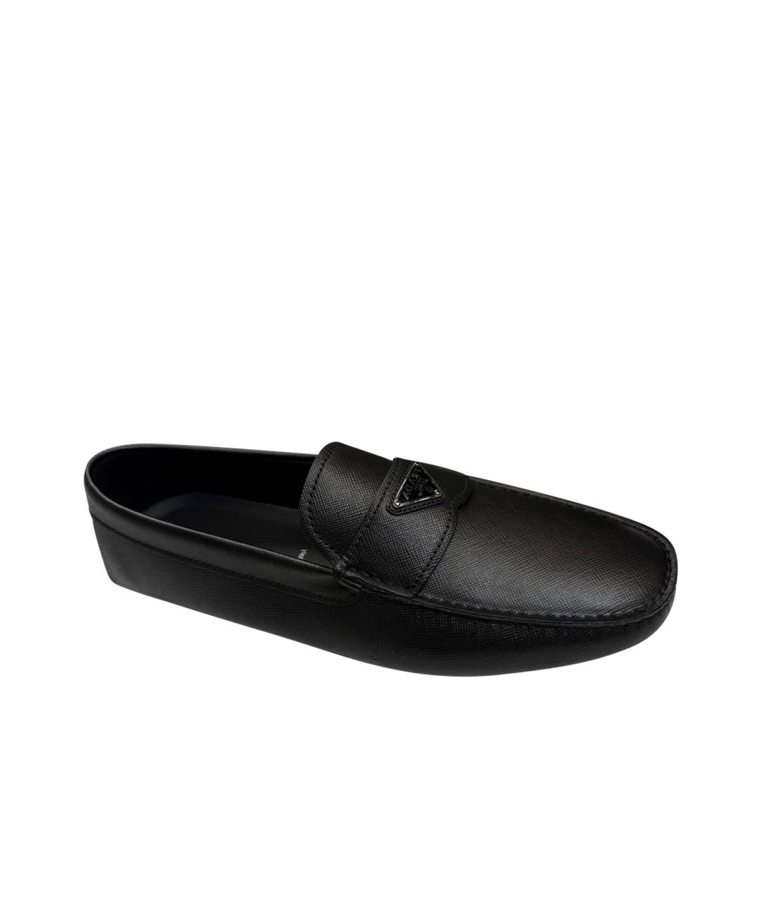 PRADA Черные мокасины, фото 1