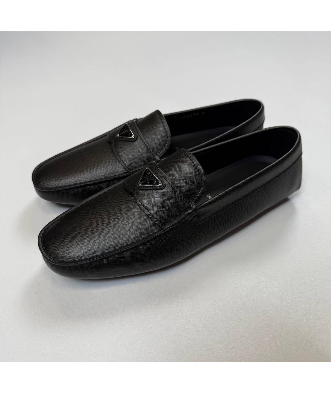 PRADA Черные мокасины, фото 5