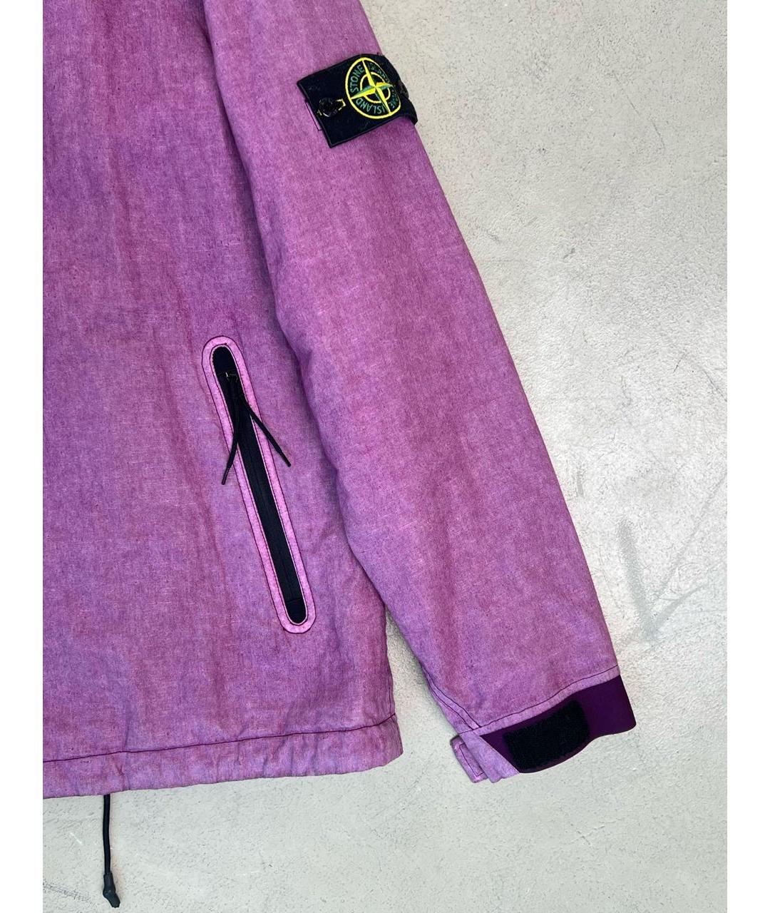 STONE ISLAND Фиолетовая хлопковая куртка, фото 4