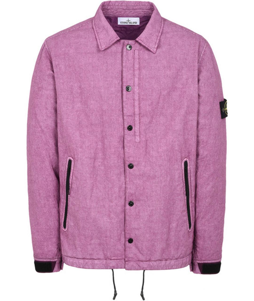 STONE ISLAND Фиолетовая хлопковая куртка, фото 1