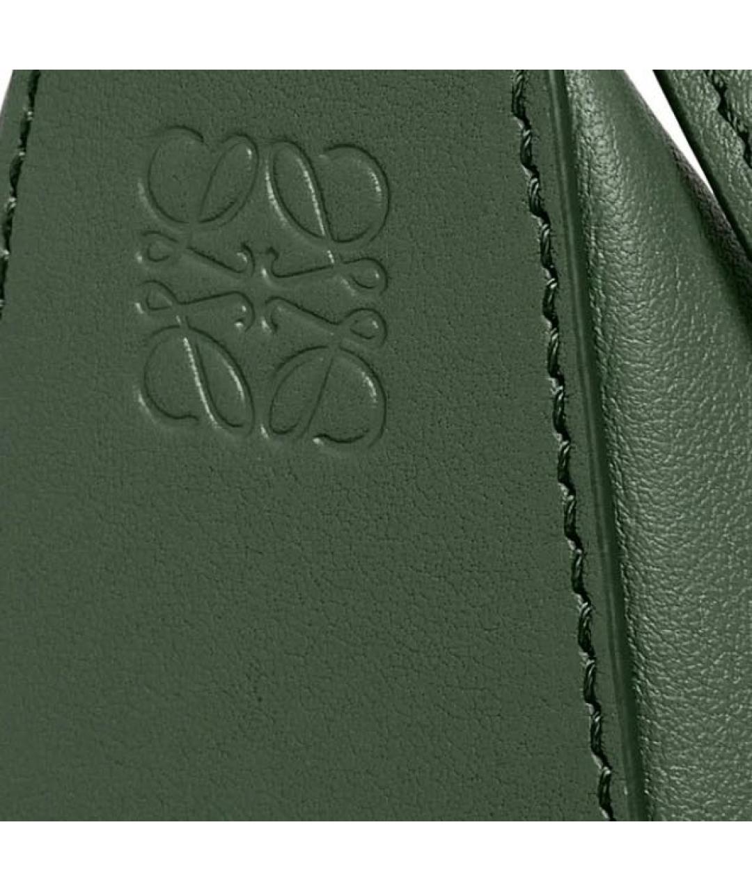 LOEWE Зеленая кожаная сумка через плечо, фото 3