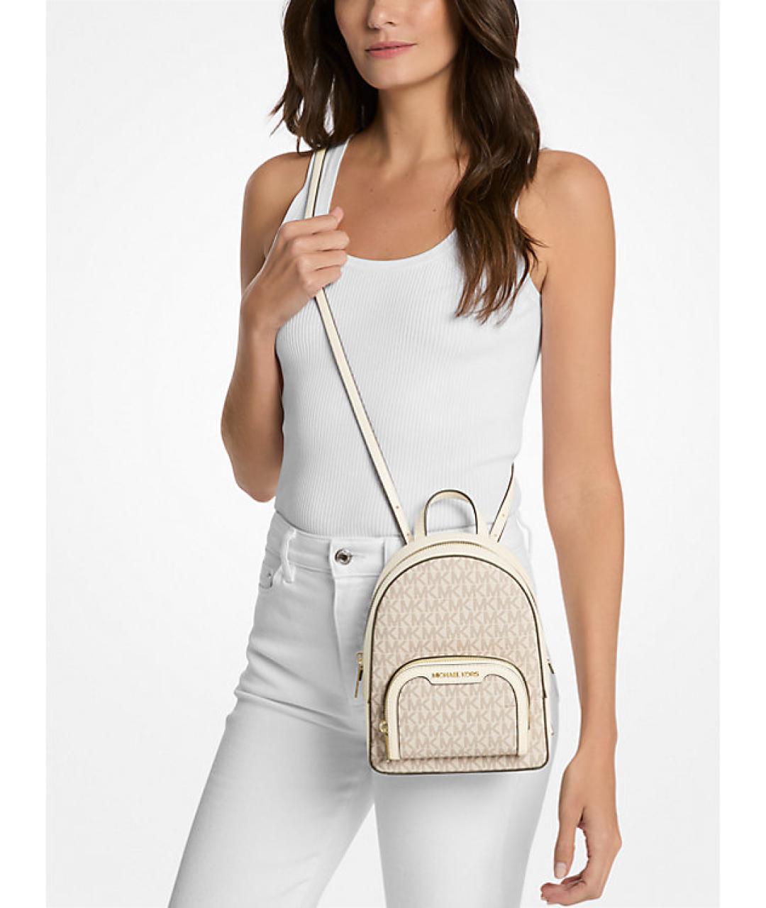 MICHAEL KORS Бежевый рюкзак, фото 9