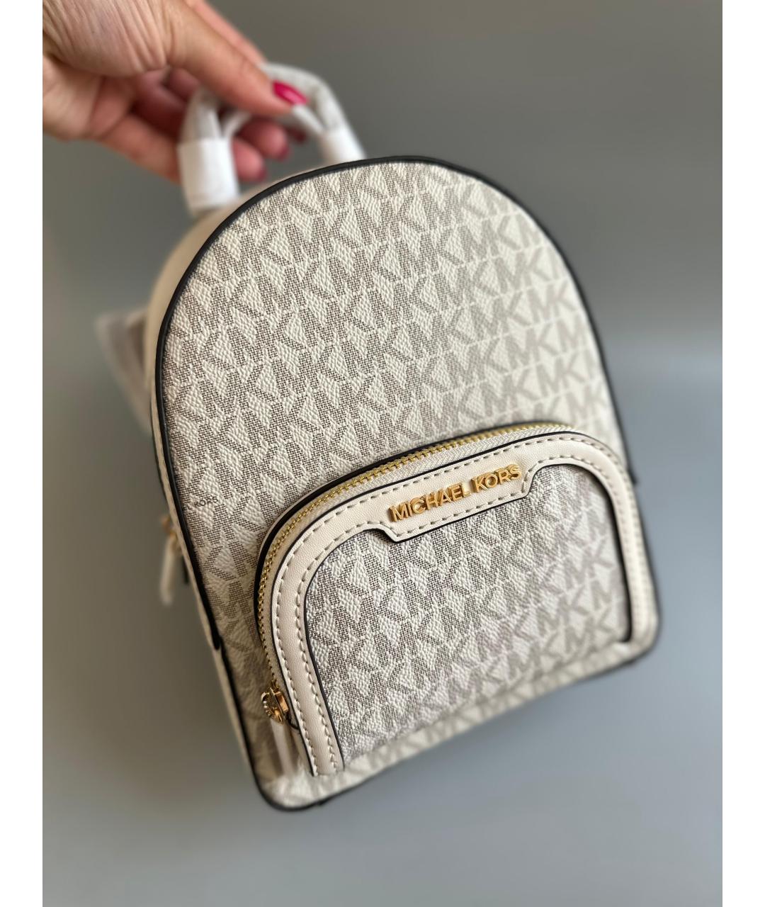 MICHAEL KORS Бежевый рюкзак, фото 7
