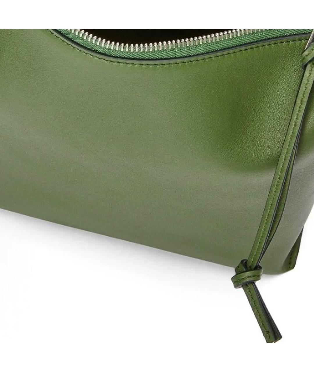 LOEWE Зеленая кожаная сумка через плечо, фото 3
