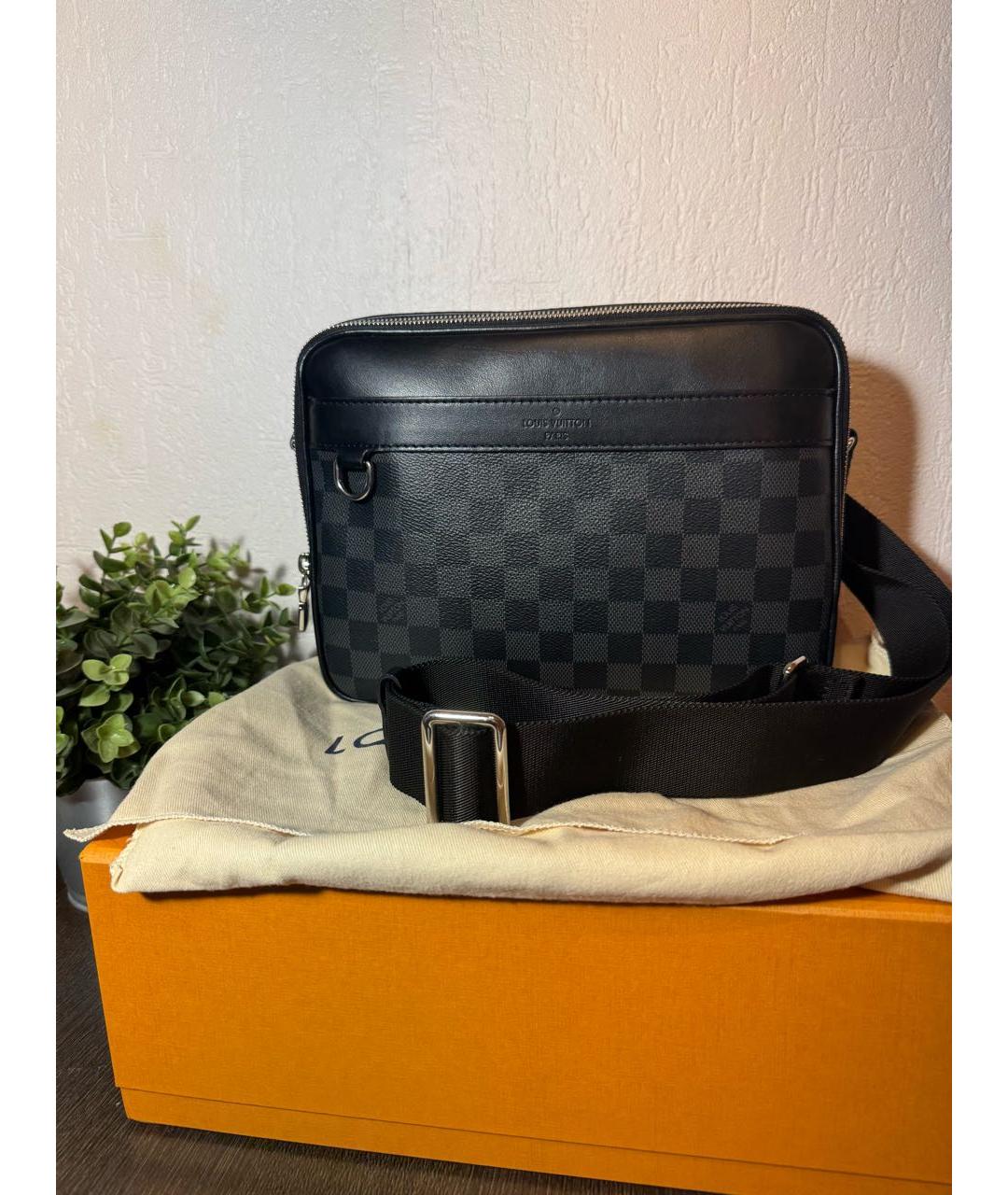 LOUIS VUITTON Черная сумка на плечо, фото 9