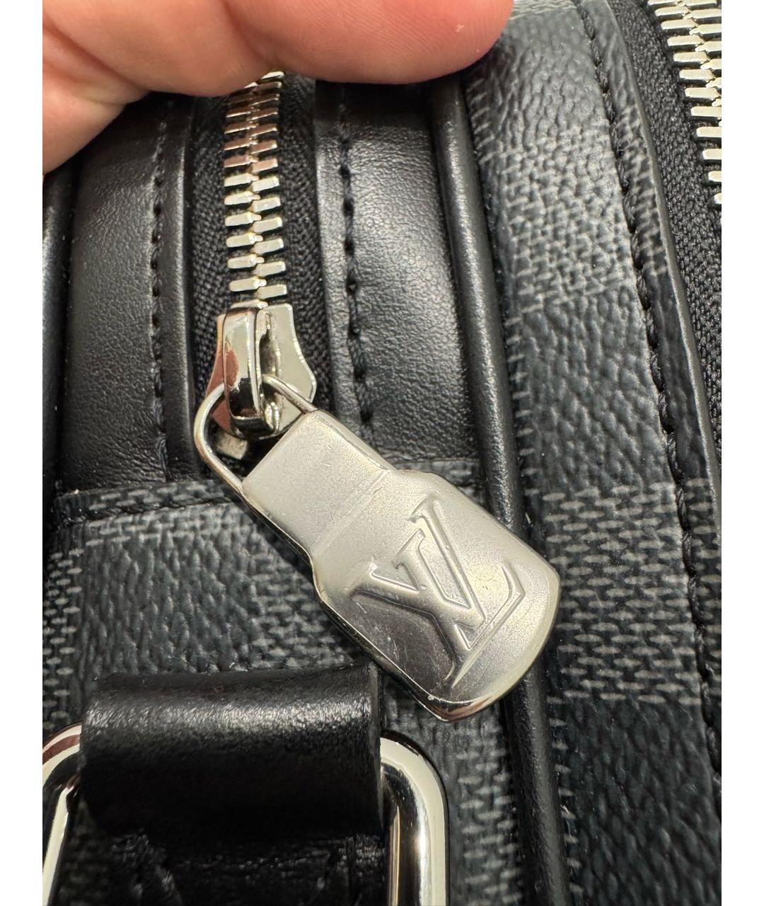 LOUIS VUITTON Черная сумка на плечо, фото 4