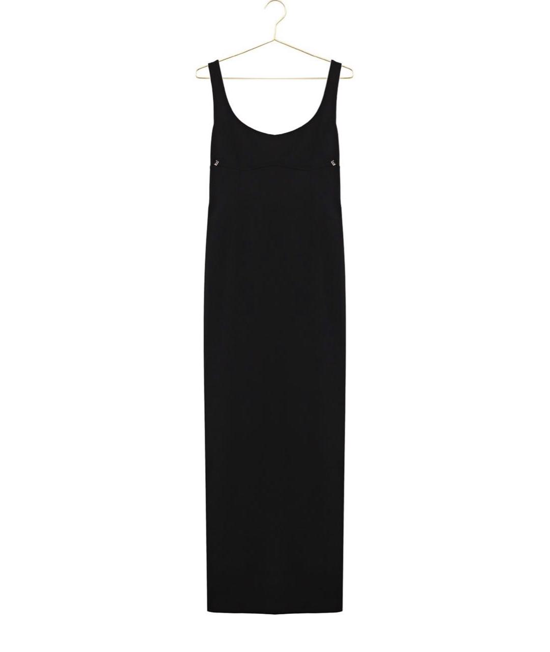 JACQUEMUS Черное шерстяное коктейльное платье, фото 9