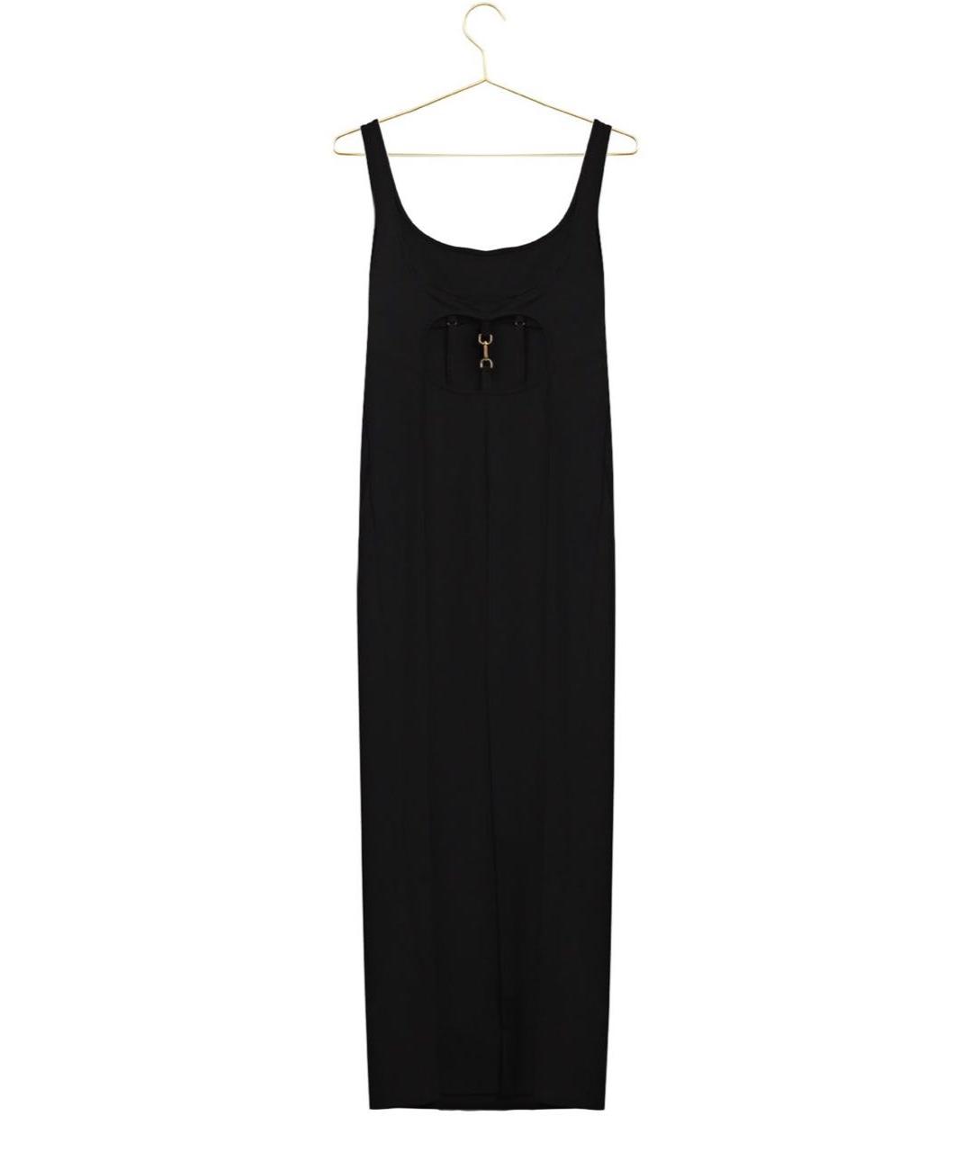 JACQUEMUS Черное шерстяное коктейльное платье, фото 2
