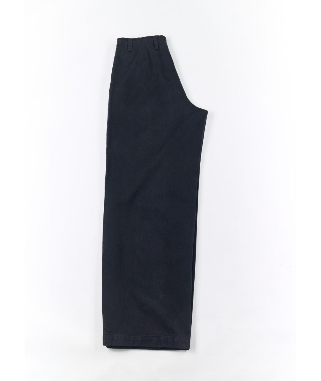 DRIES VAN NOTEN Черные хлопковые повседневные брюки, фото 4