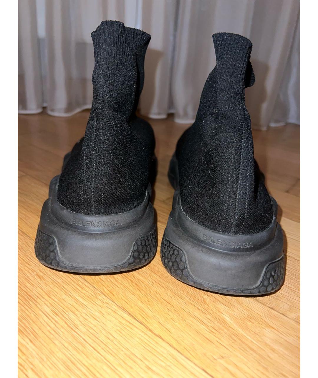 BALENCIAGA Черные высокие кроссовки / кеды, фото 4