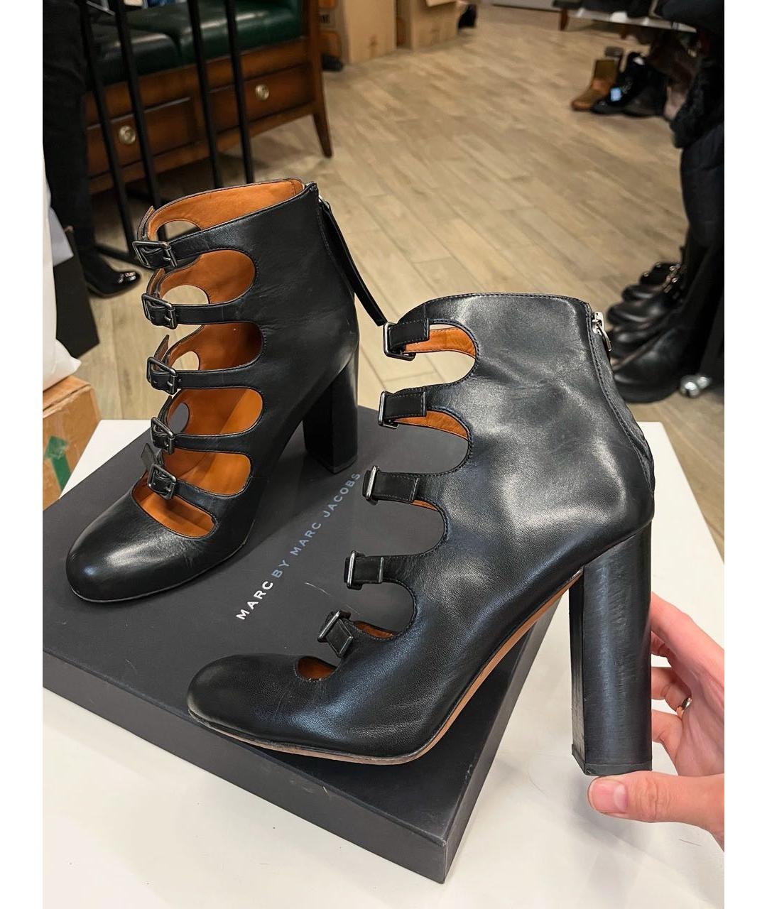 MARC JACOBS Черные кожаные туфли, фото 9