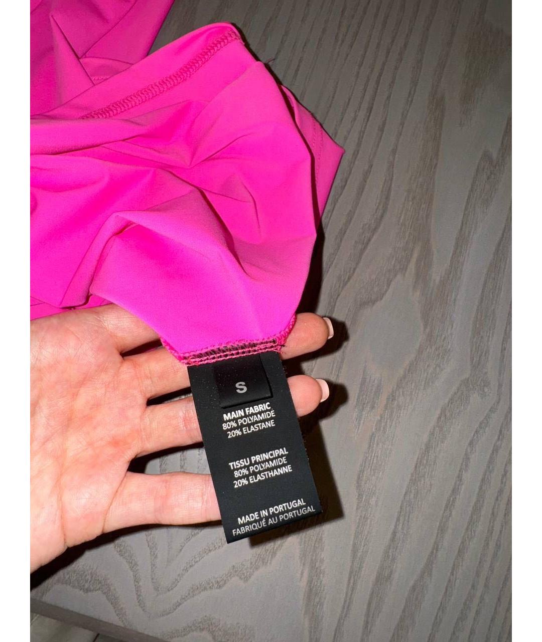 VETEMENTS Розовое повседневное платье, фото 3