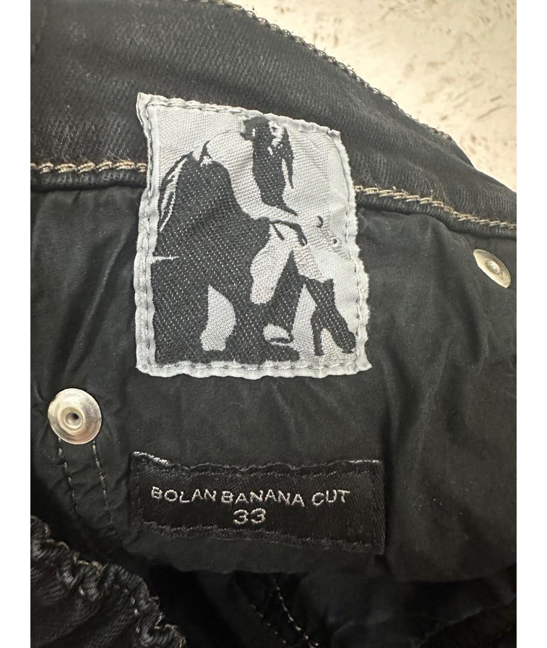 RICK OWENS DRKSHDW Черные хлопко-эластановые джинсы, фото 4