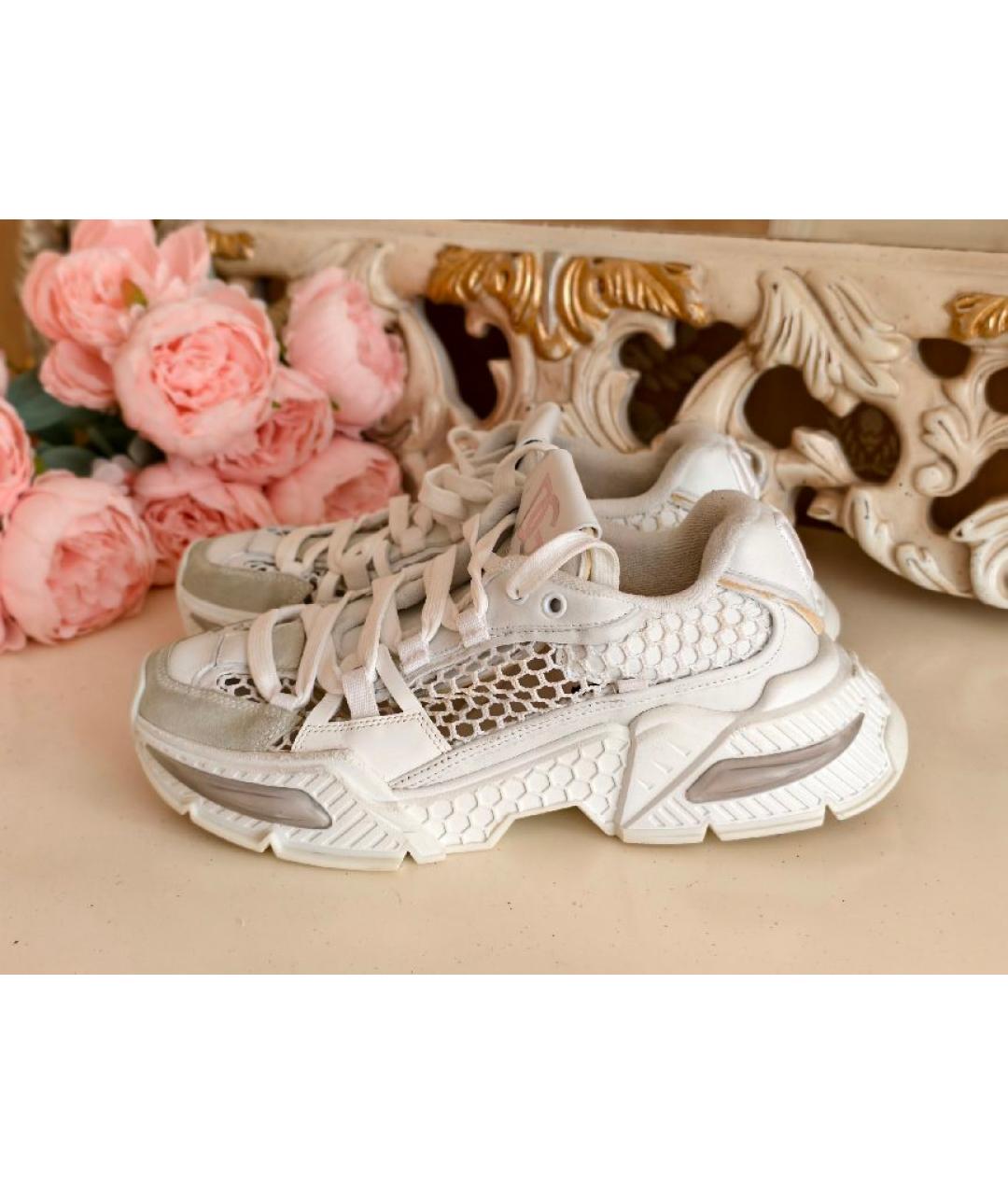 DOLCE&GABBANA Белые кроссовки, фото 3