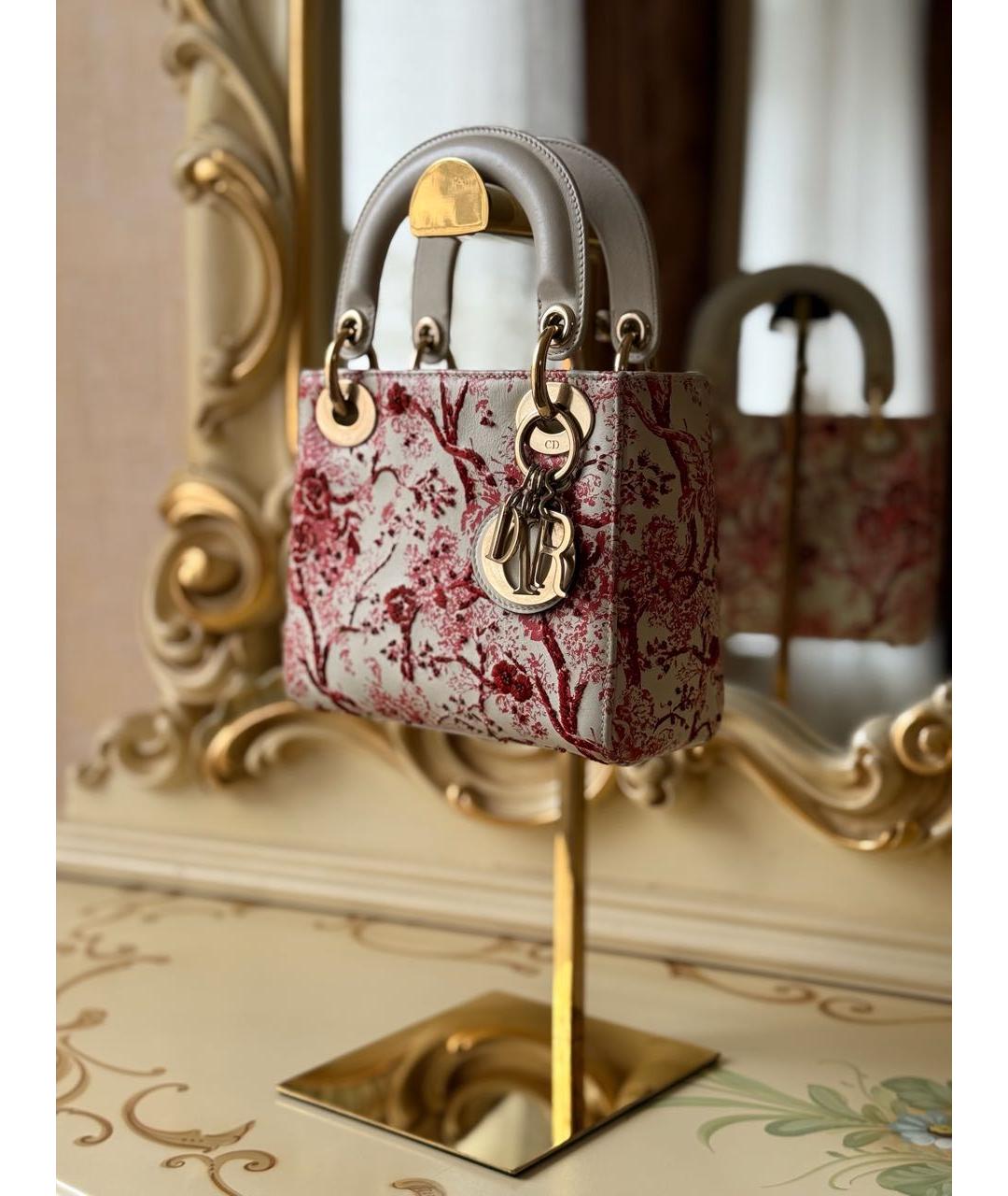 CHRISTIAN DIOR Белая сумка тоут, фото 3