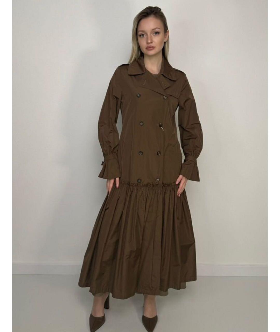 MAX MARA Бежевый тренч/плащ, фото 6