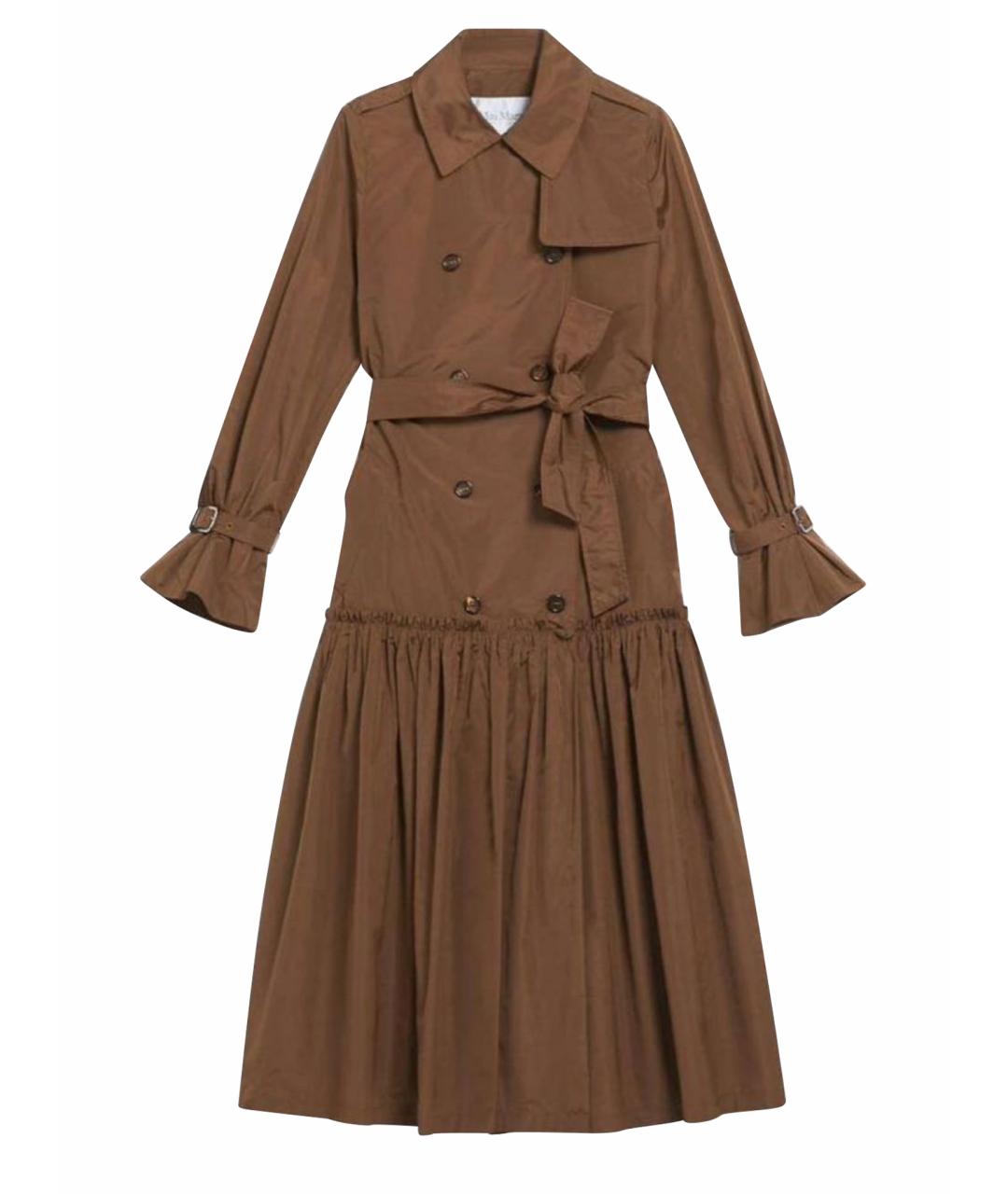 MAX MARA Бежевый тренч/плащ, фото 1