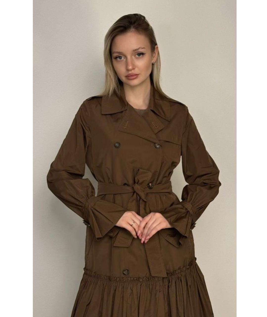 MAX MARA Бежевый тренч/плащ, фото 5