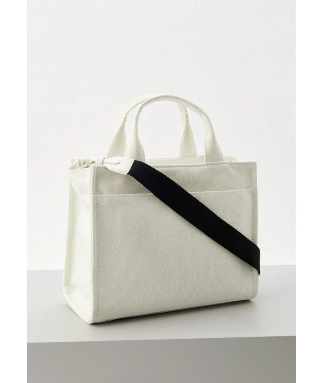 DKNY Белая хлопковая сумка через плечо, фото 2