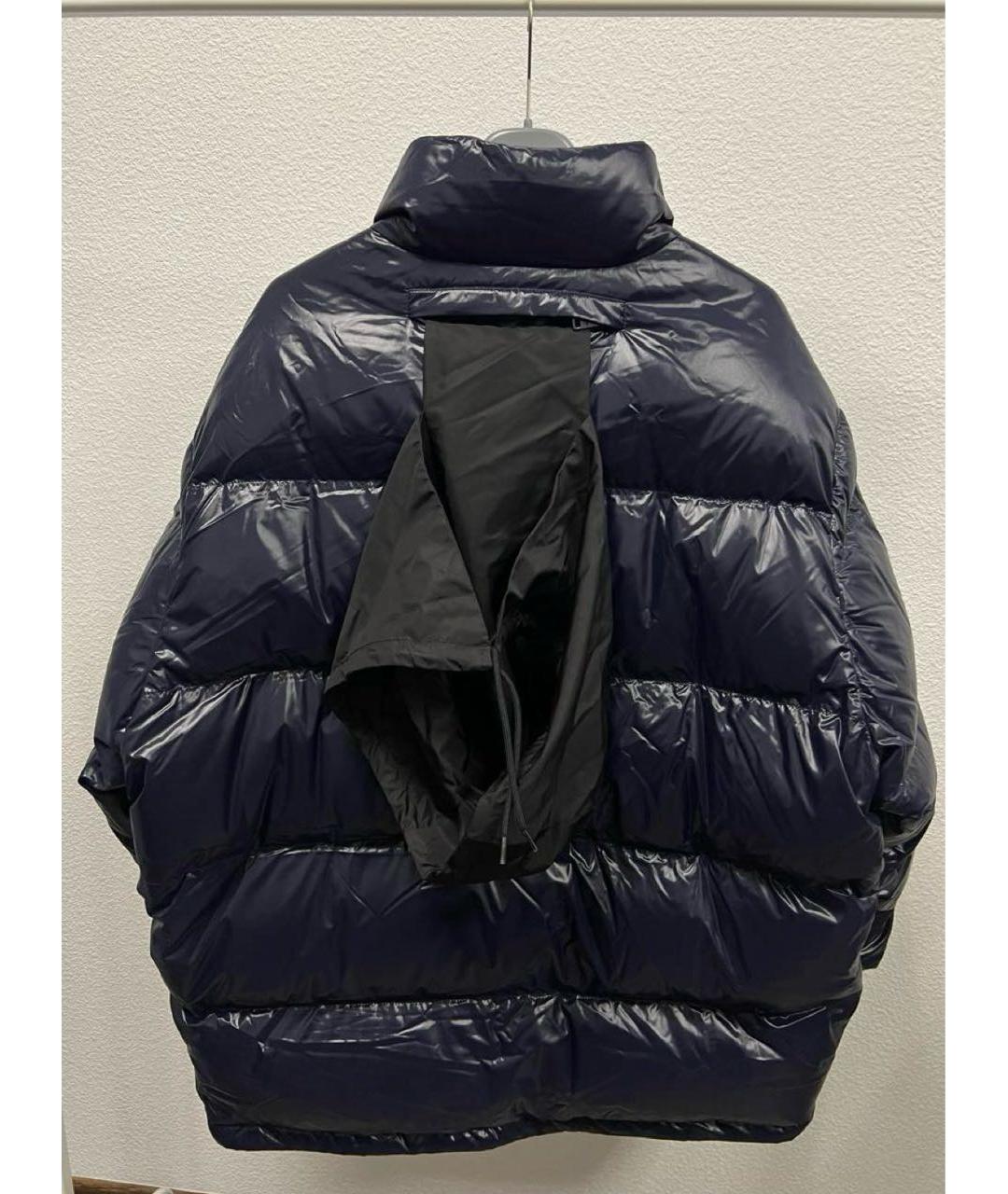 PRADA Синяя полиэстеровая куртка, фото 4