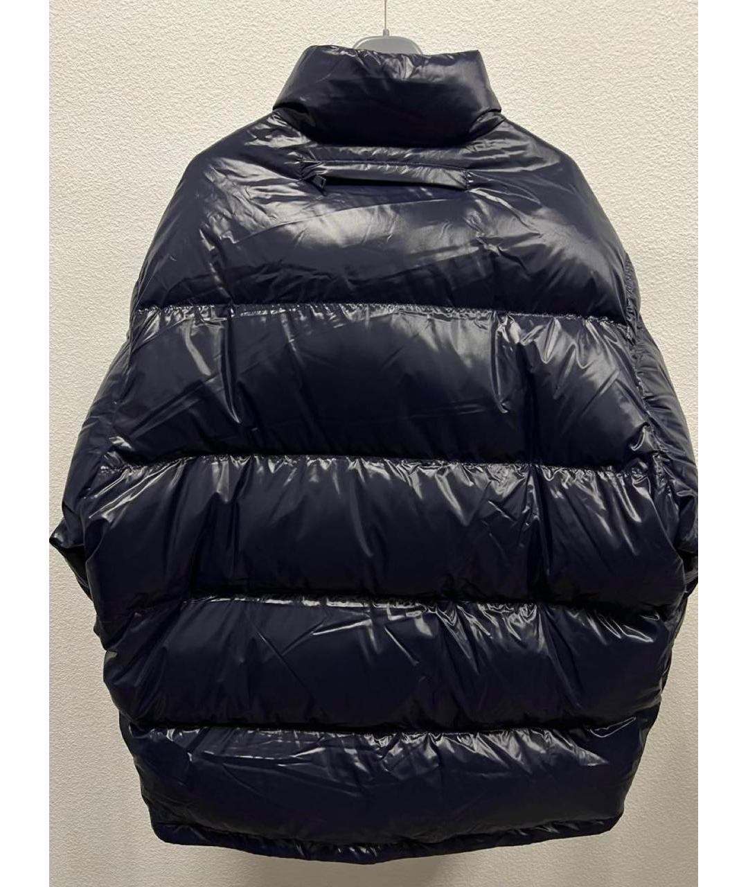 PRADA Синяя полиэстеровая куртка, фото 5