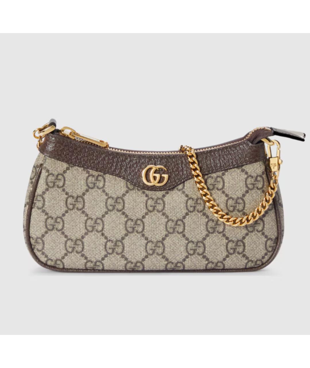 GUCCI Коричневая сумка с короткими ручками, фото 8