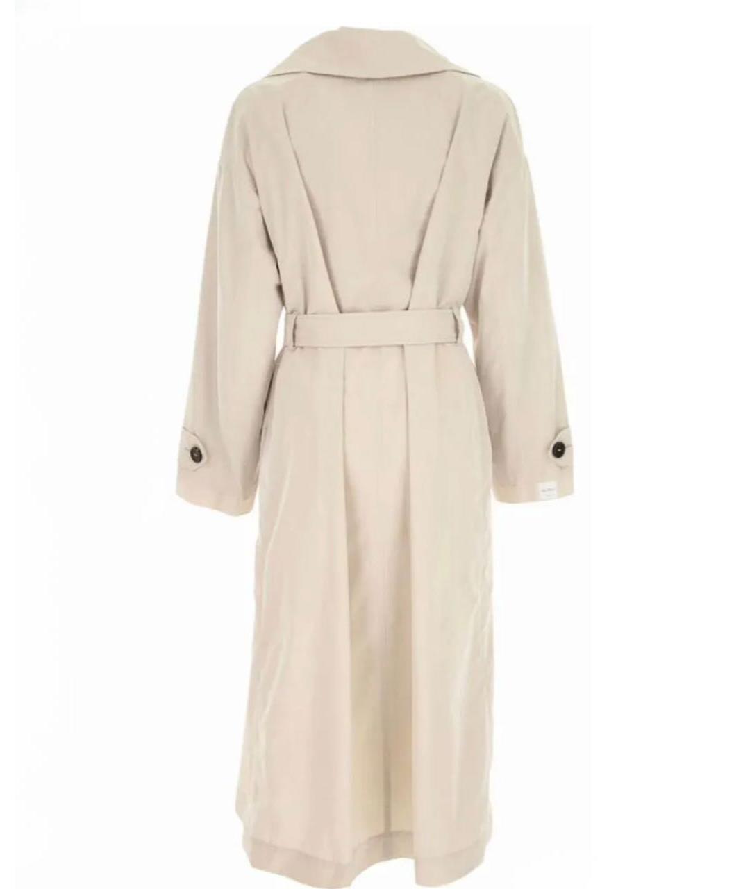 MAX MARA THE CUBE Бежевый тренч/плащ, фото 2