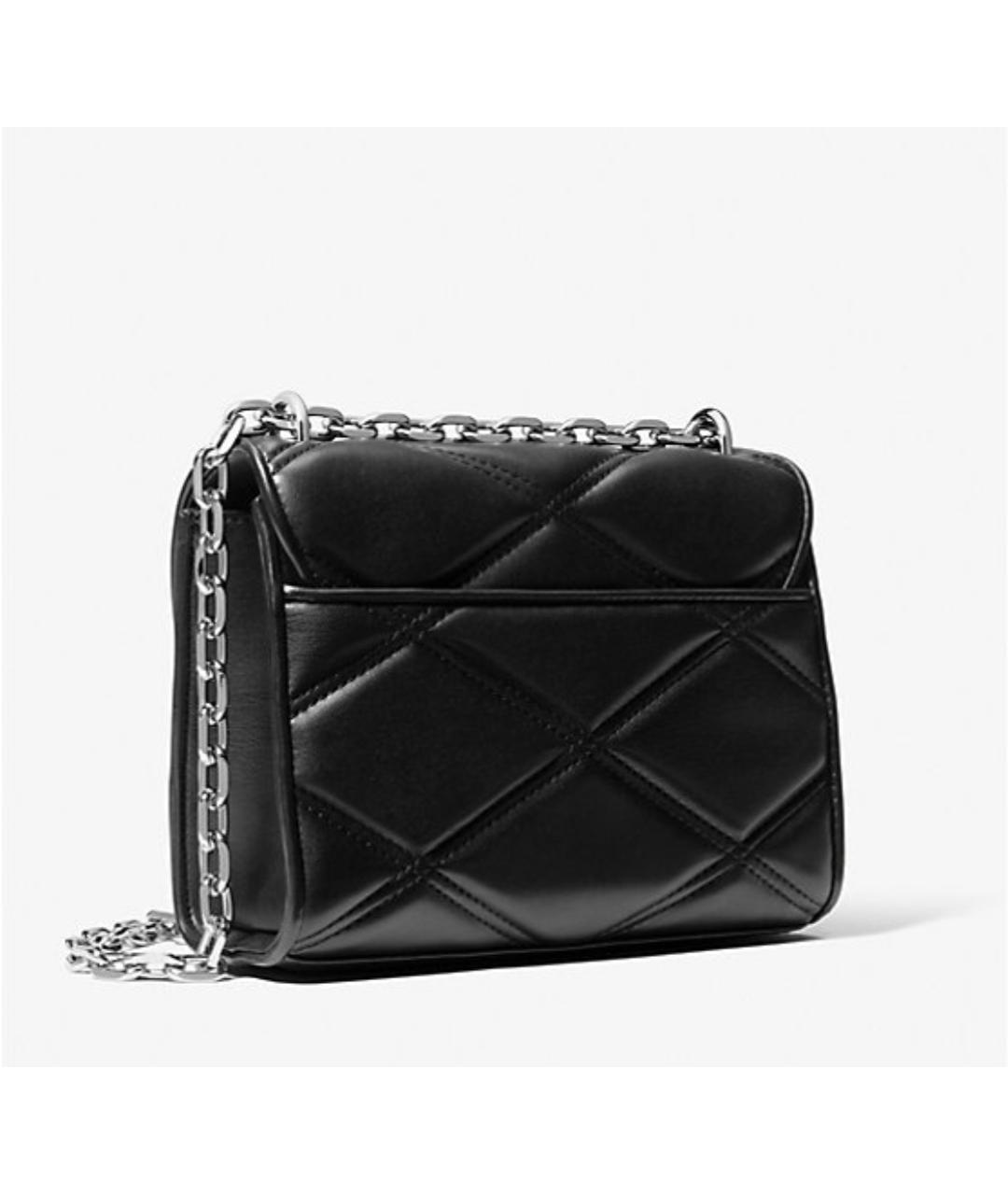 MICHAEL KORS Черная сумка через плечо из искусственной кожи, фото 5