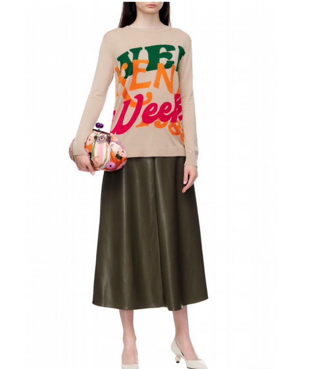 WEEKEND MAX MARA Бежевый джемпер / свитер, фото 8