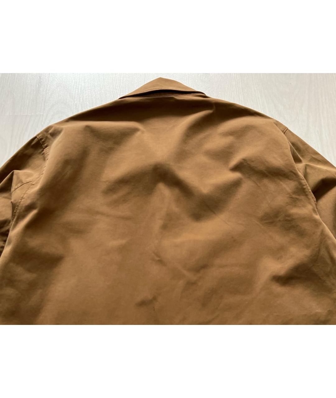 STONE ISLAND Коричневая хлопковая куртка, фото 7