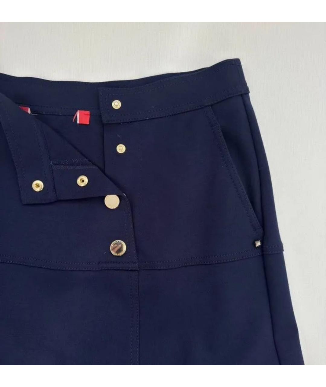 MAX MARA Синяя вискозная юбка макси, фото 6