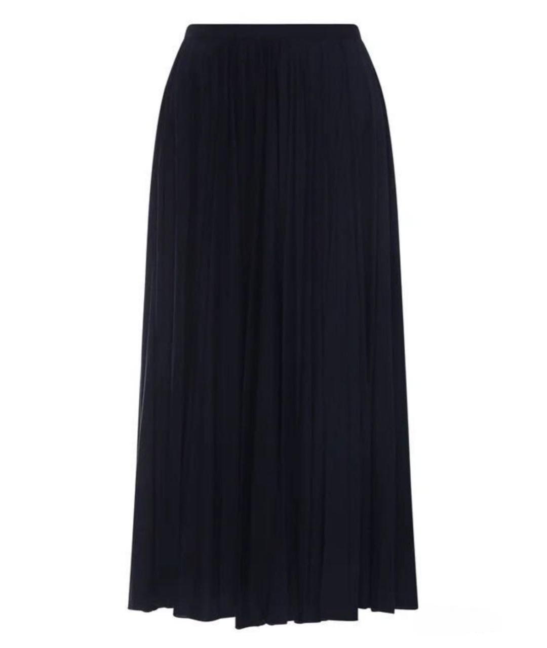 MAX MARA Синяя вискозная юбка макси, фото 1