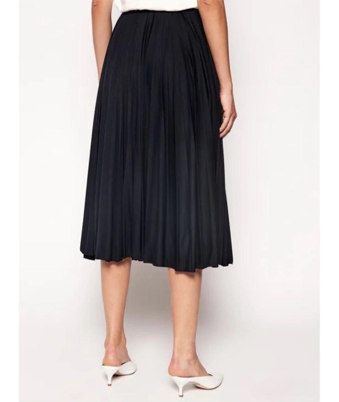 MAX MARA Синяя вискозная юбка макси, фото 2