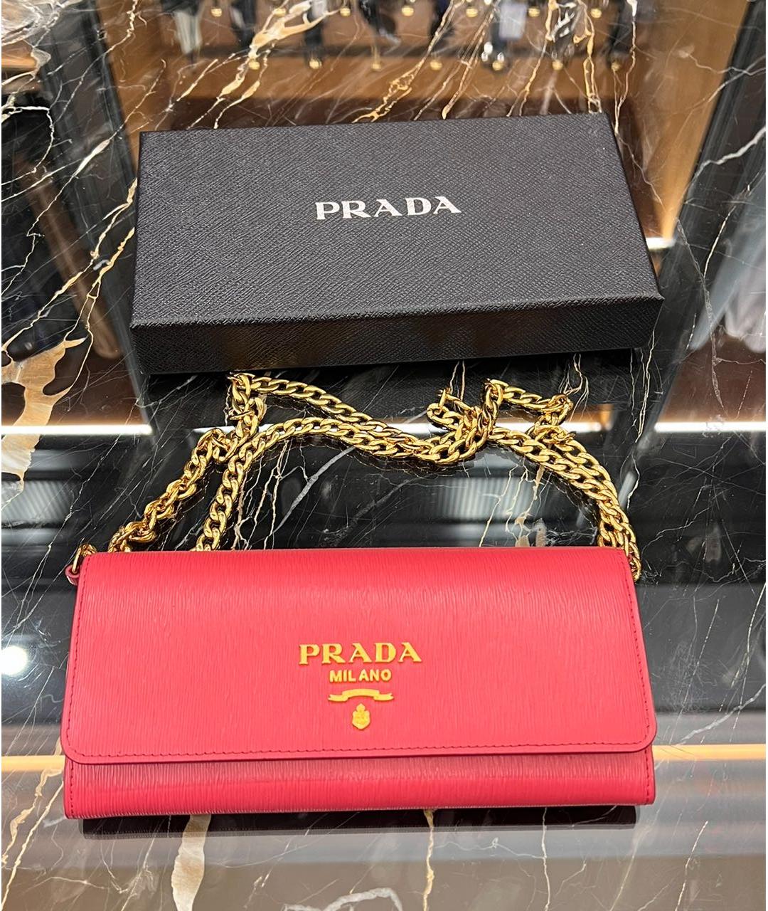 PRADA Кожаная сумка через плечо, фото 2