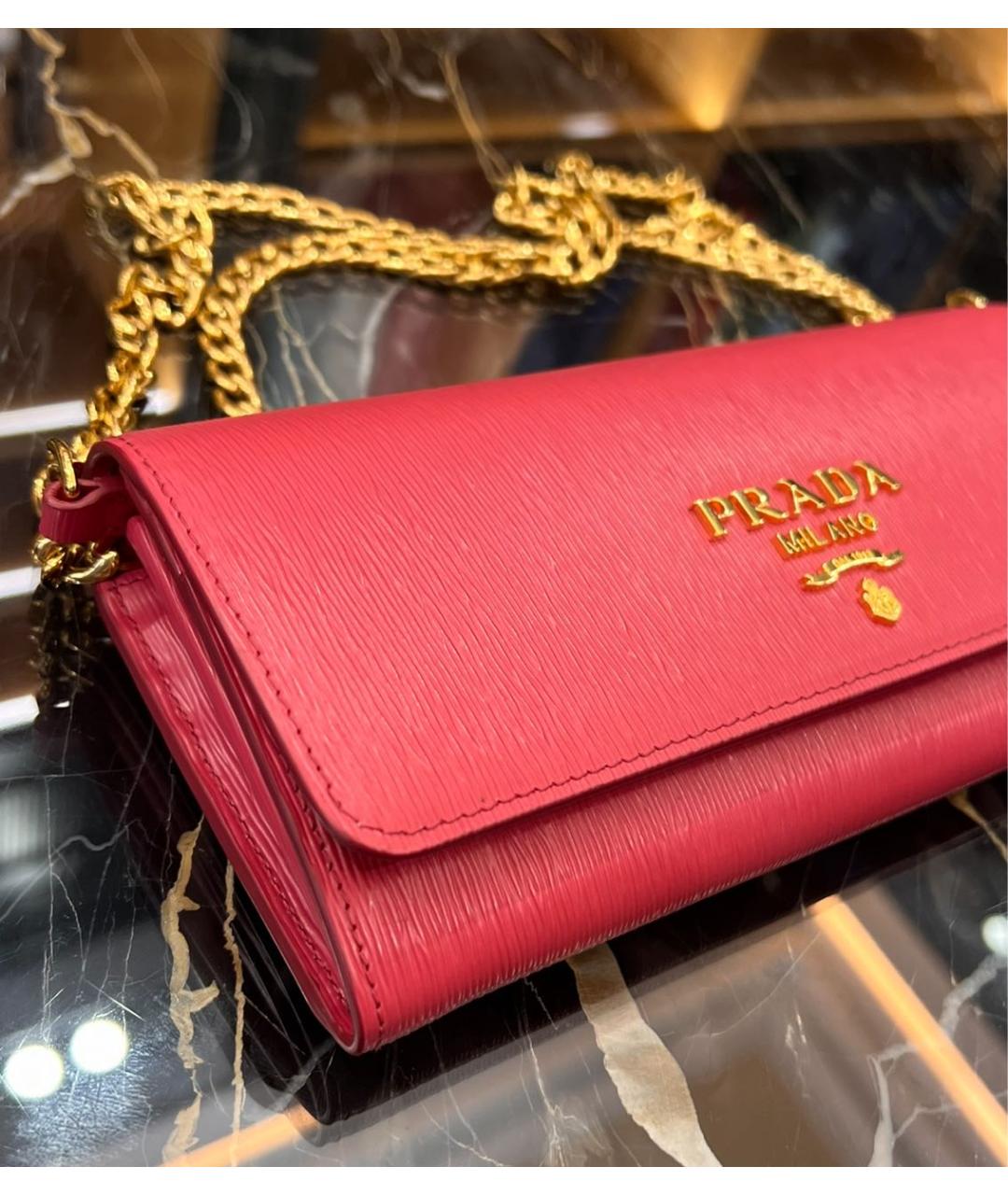 PRADA Кожаная сумка через плечо, фото 3