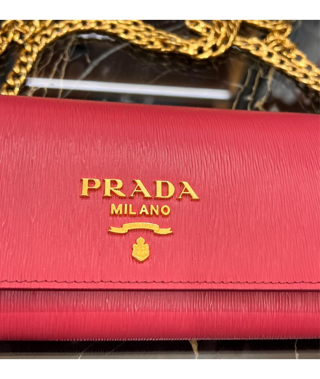PRADA Кожаная сумка через плечо, фото 4