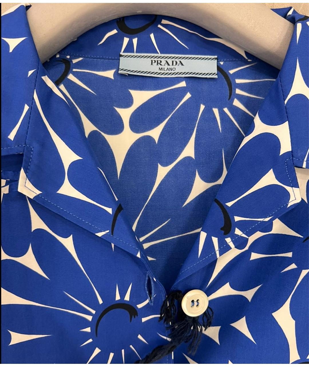 PRADA Синяя рубашка, фото 3