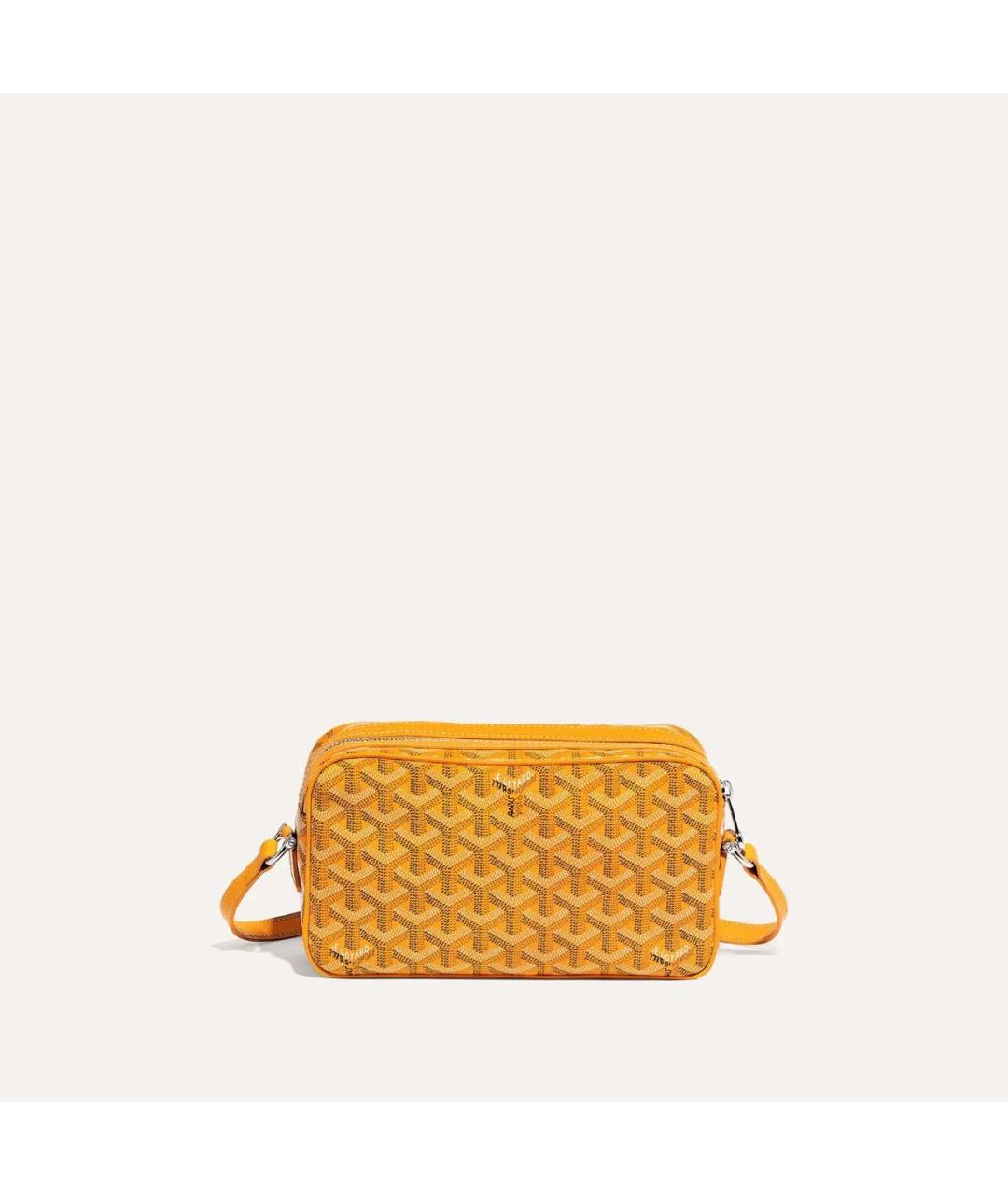 GOYARD Желтая сумка на плечо, фото 3