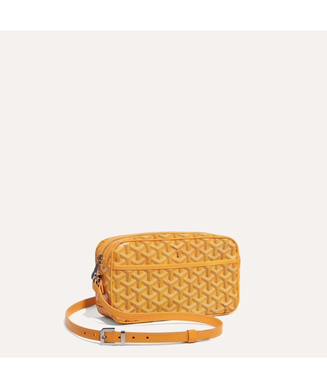 GOYARD Желтая сумка на плечо, фото 5