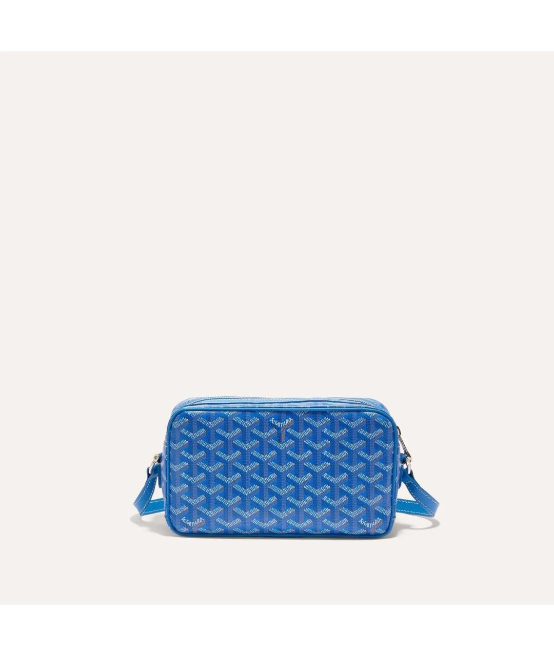 GOYARD Голубая сумка на плечо, фото 3