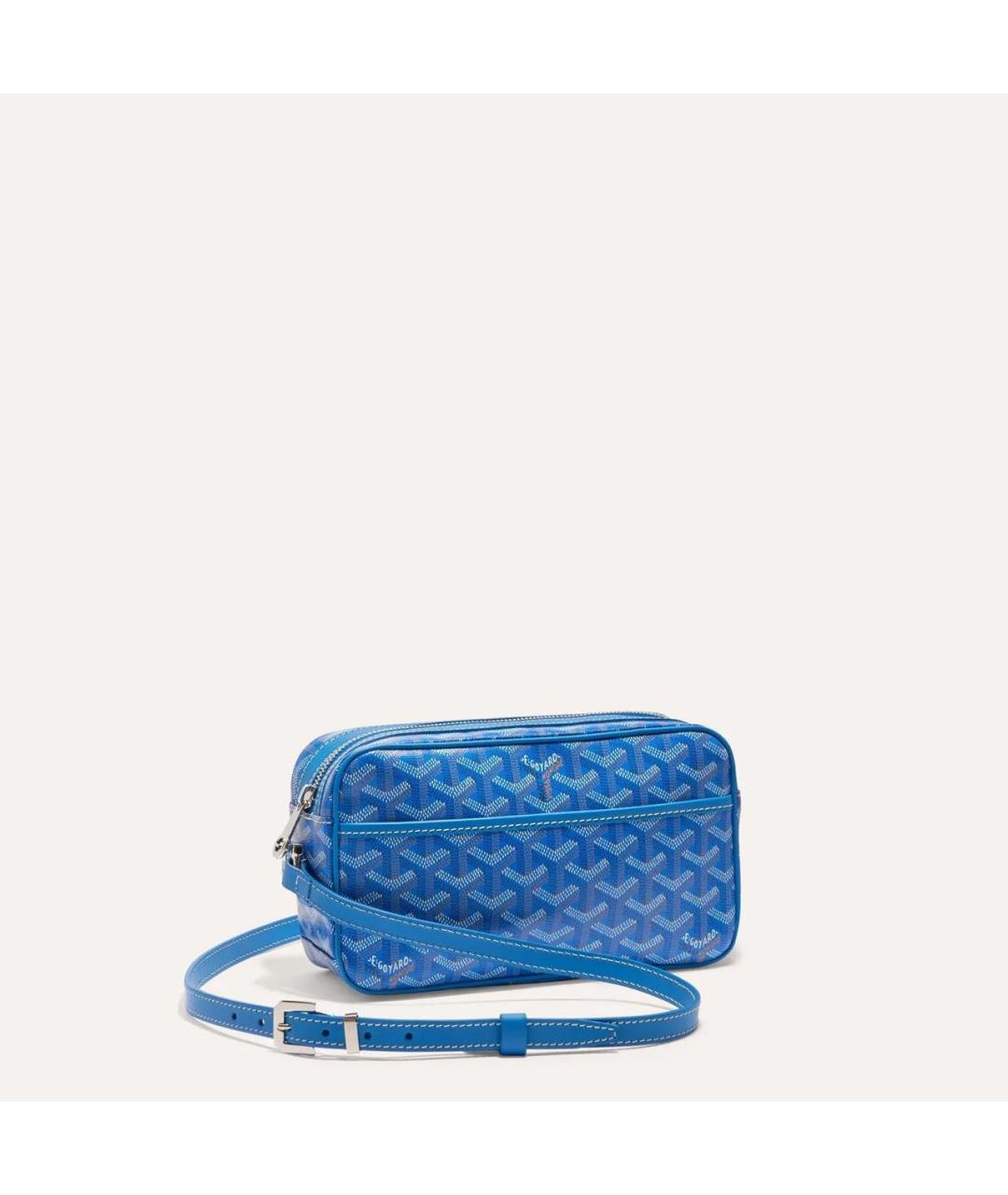 GOYARD Голубая сумка на плечо, фото 5