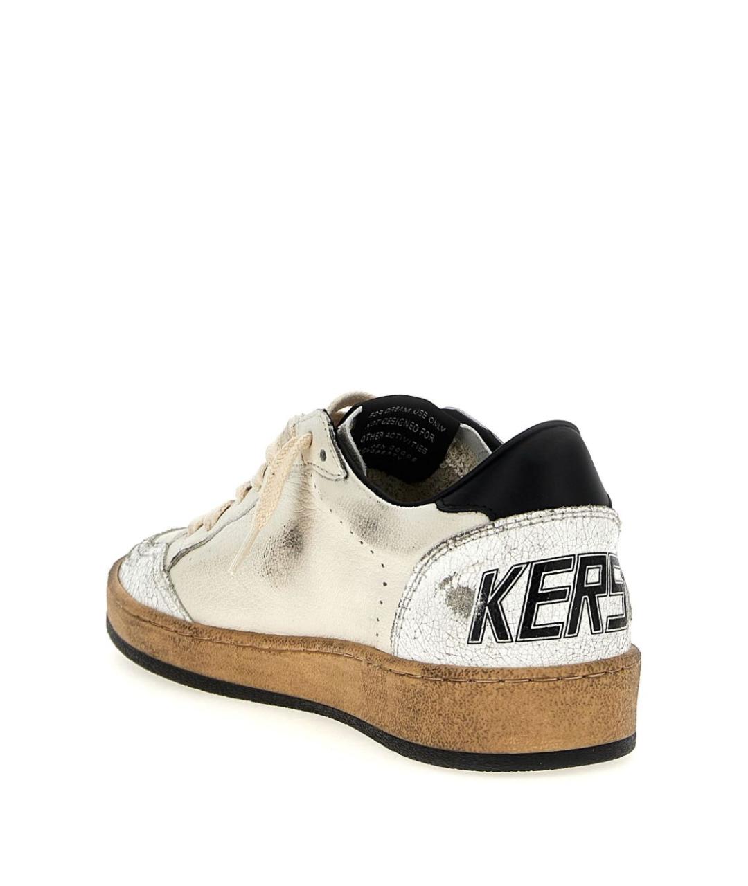 GOLDEN GOOSE DELUXE BRAND Белые кожаные кеды, фото 4
