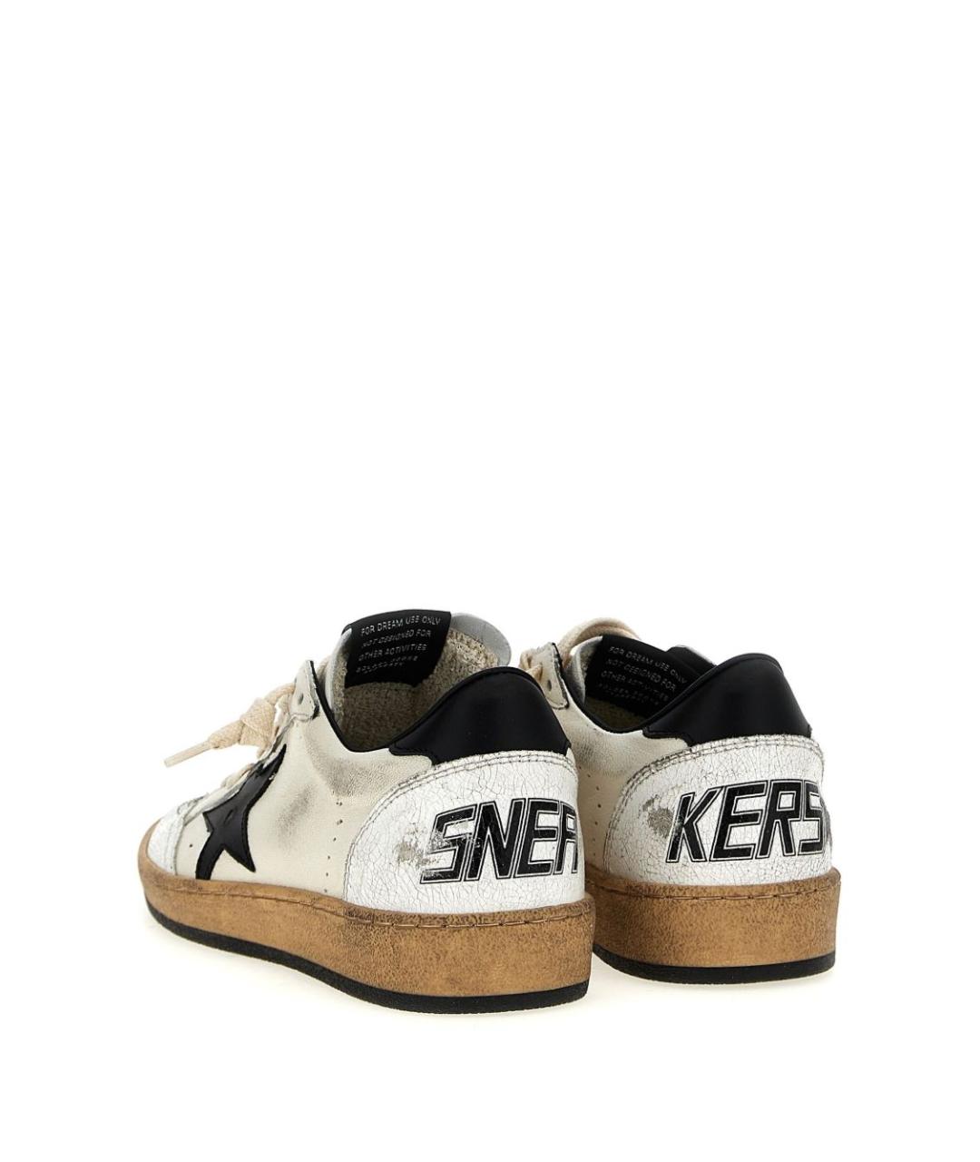 GOLDEN GOOSE DELUXE BRAND Белые кожаные кеды, фото 3