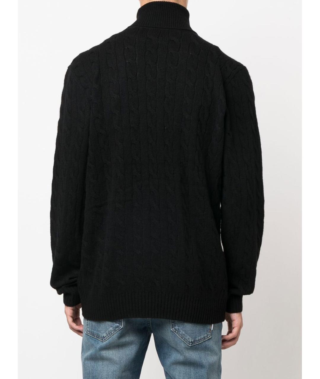 POLO RALPH LAUREN Черный шерстяной джемпер / свитер, фото 4