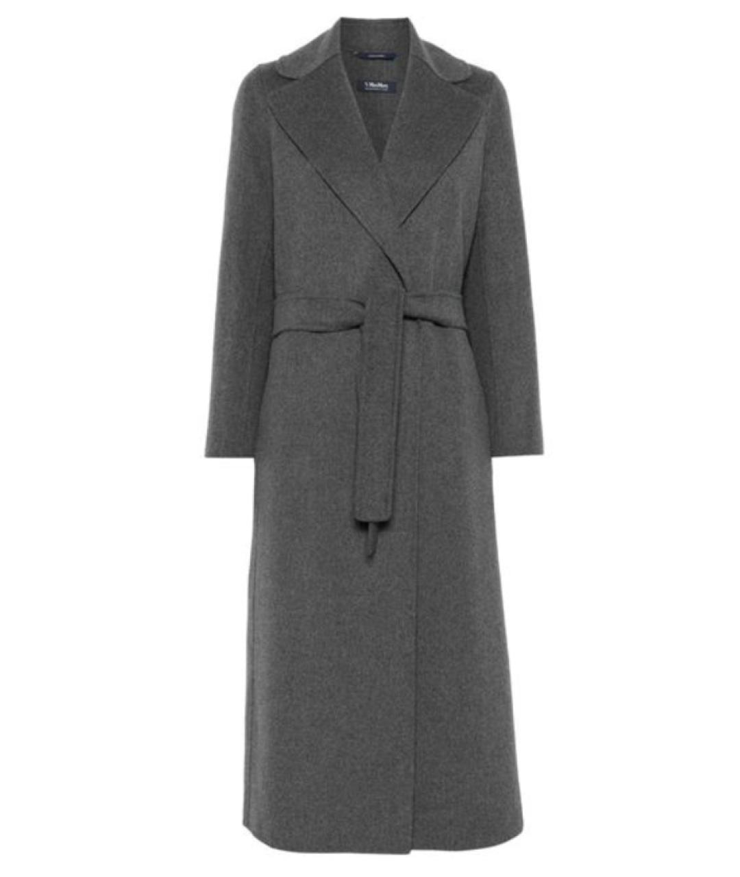 'S MAX MARA Антрацитовое пальто, фото 1