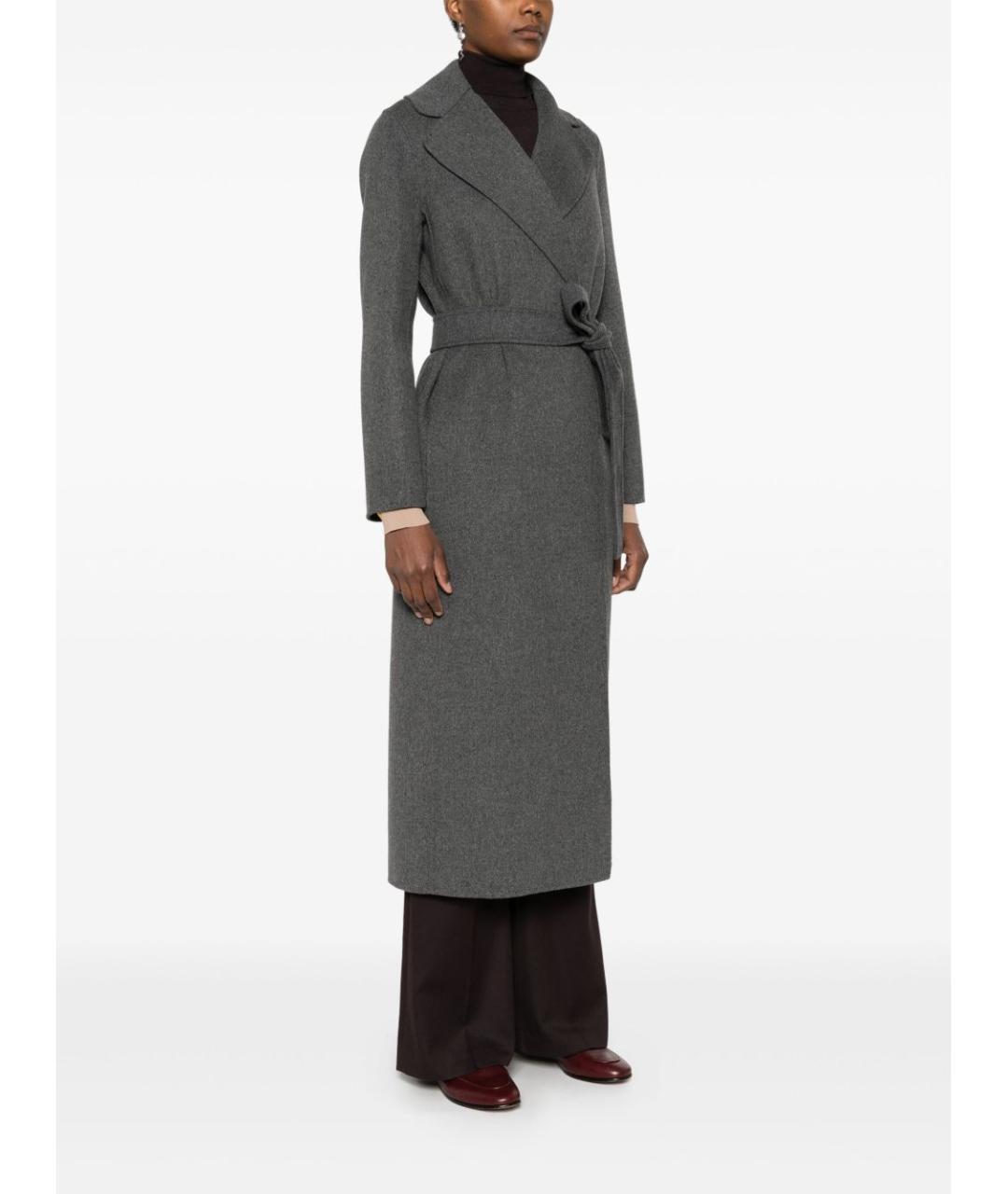 'S MAX MARA Антрацитовое пальто, фото 3