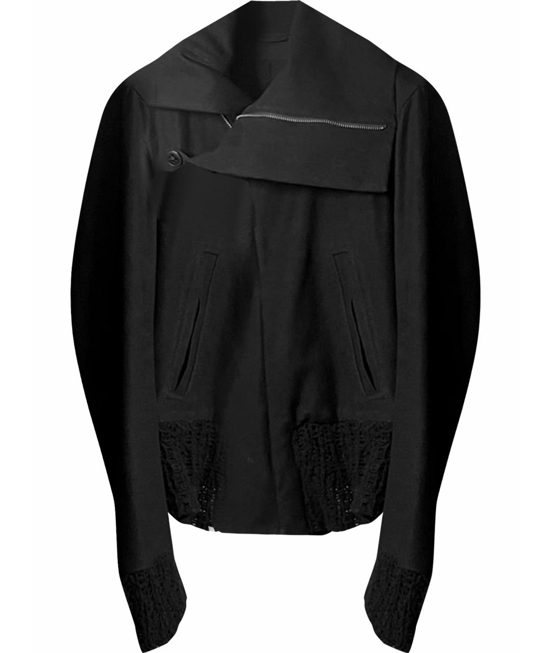ANN DEMEULEMEESTER Черная шерстяная куртка, фото 1