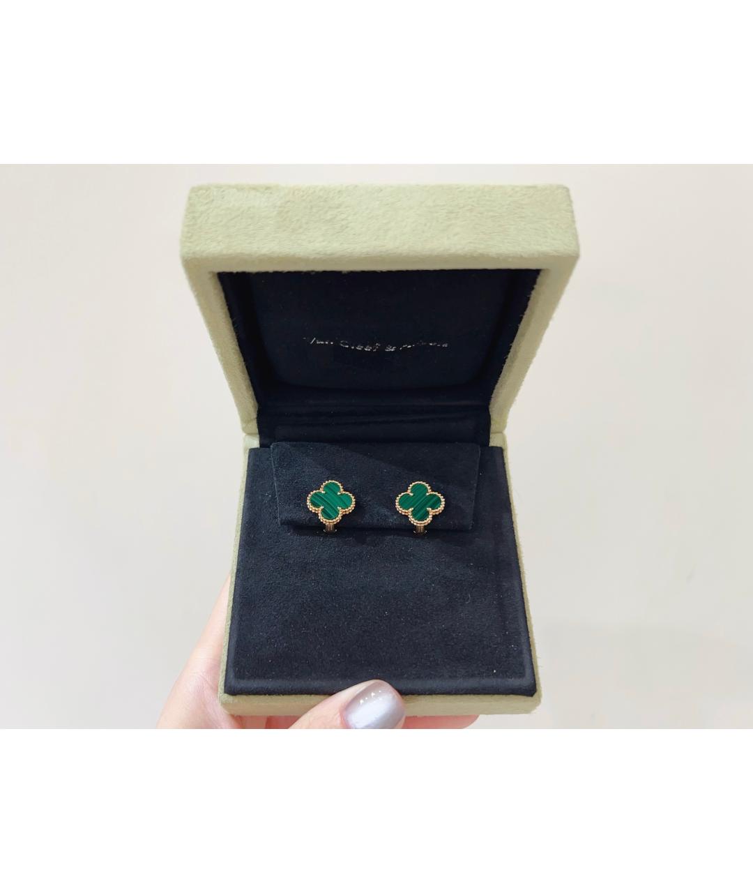 VAN CLEEF & ARPELS Золотые серьги из розового золота, фото 8